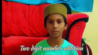 Two Digit Number Addition 🖐️ [upl. by Lyndell]