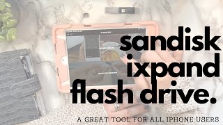 how to transfer photo using sandisk ixpand 2021 [upl. by Aylmer]