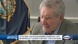 State Sen Lou DAllesandros name will not be on ballot Tuesday for first time in 50 years [upl. by Aicilev]