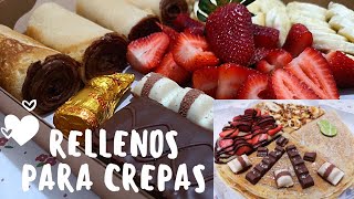 RELLENOS PARA CREPAS Tips DE VENTAI Crepas para NegocioI [upl. by Erna603]