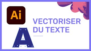 Illustrator  vectoriser du texte [upl. by Noseyt]