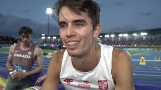 Kajetan Duszynski 4x400 mix  World Athletics Relays 2024 [upl. by Oirretno]