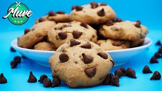 Galletas con chispas de CHOCOLATES súper FÁCILES DE HACER  Muve Flavors [upl. by Paterson]