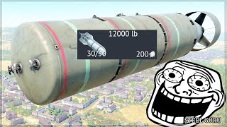 12000LB BIGGEST BOMB IN GAME 💣💣💣 INSANE BOMBING [upl. by Schmeltzer484]