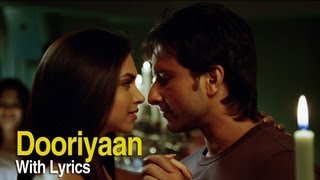 Dooriyan Lyrical Song  Love Aaj Kal  Saif Ali Khan amp Deepika Padukone [upl. by Yznil]