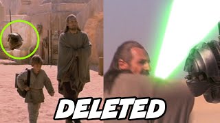 QuiGon Jinn DELETED SCENE  Star Wars The Phantom Menace [upl. by Yromem]