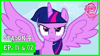 S4  Ep 01 amp 02  Princess Twilight Sparkle  My Little Pony Friendship Is Magic HD [upl. by Norraf375]