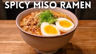 Creamy Spicy Miso Ramen in 15 Minutes [upl. by Maryjane]