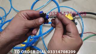 How to install the mist cooling system video tutorial in Pakistan [upl. by Ahsila]