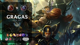 Gragas Mid vs Tristana  NA Challenger Patch 143 [upl. by Dawn]