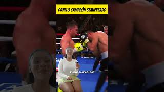 Canelo vence al campeón de las 175 libras Kovalev [upl. by Cirri795]