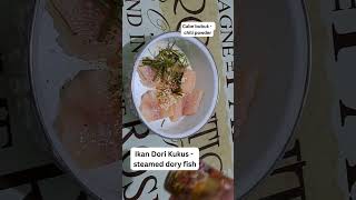 Ikan Dori Kukus auto diet banyak protein  steamed dory fish recipe [upl. by Elletsirhc]