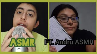 ASMR Palabras Detonantes FT AndruASMR [upl. by Aihsek]