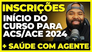 OFICIAL Mais Saúde Com Agente  Inscrições e Início do Curso 2024 [upl. by Lamb]