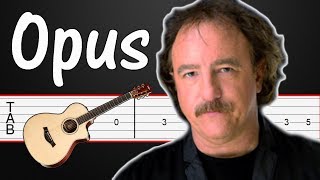 Opus  Life is life Guitar Tutorial Guitar Tabs [upl. by Dumas]