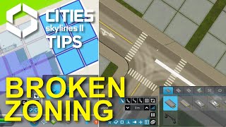 Fix Broken Zoning in Cities Skylines 2 Quick Tips [upl. by Yadroc]