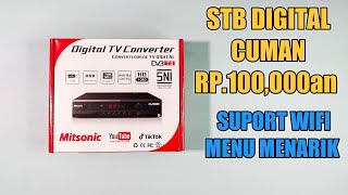 Rekomendasi STB DIGITAL MURAH DARI MITSONICsettopboxtvdigital [upl. by Nivlen]