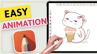 EASIEST Animation Ever In Autodesk Sketchbook  On IPad amp Tablet  Sketchbook Tutorial [upl. by Sifan302]