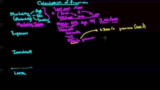 Calculation of Insurance Premiums [upl. by Ardnusal]