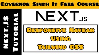 Responsive Navbar with NextJs amp Tailwind CSS  Responsive Navbar  NextJs Tutorial for Beginners [upl. by Azal381]