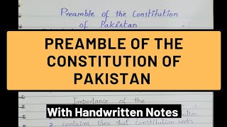 Preamble of the Constitution of Pakistan  Objective Resolution  The Constitution of Pakistan [upl. by Nahshun]