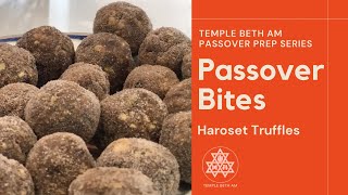 Passover Bites Sephardic Charoset Truffles [upl. by Fabiano]