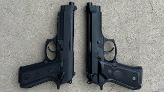 Beretta 92F VS Taurus PT92 Comparison [upl. by Demetre144]