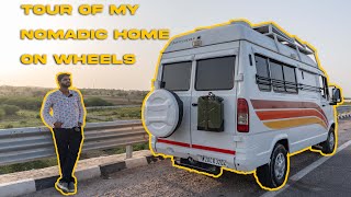 Tour of My Dream Camper Van  Barty The Van  Campervan  Motorhome  Van Life India [upl. by Hy]