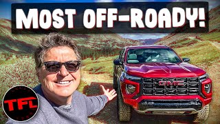 2023 GMC Canyon AT4X I Take GMs Most OffRoad Worthy Midsize Truck OffRoad [upl. by Enirok]