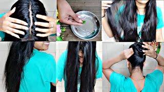 Hair oiling routine for long hair how i oil my hair for hair growth [upl. by Torrin902]