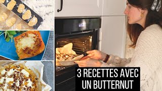 3 RECETTES pour vous faire aimer le BUTTERNUT   tribulationsdanais [upl. by Champaigne246]