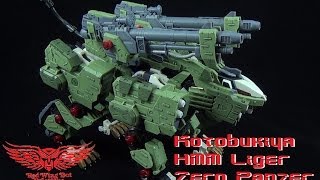 Zoids Kotobukiya HMM Liger Zero Panzer Completed  Review [upl. by Nert997]