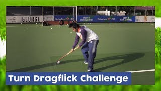 The Turn Drag flick Crossbar Challenge  Field Hockey Games  Hockey Heroes TV [upl. by Nosittam]