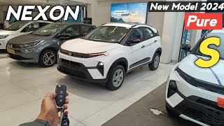 Tata Nexon Pure S 2024 😍 Nexon Reallife Review ❣️ [upl. by Nefets]