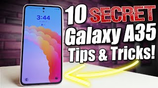 Samsung Galaxy A35 5G Tips amp Tricks Hidden Features [upl. by Hsotnas]