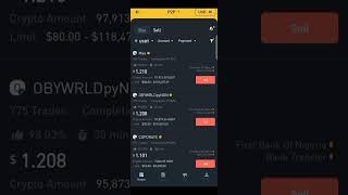 Another way to trade on binance p2p as a Nigerian and make your profit make money online [upl. by Iaras]