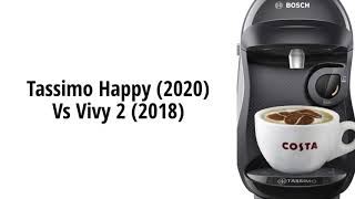 Bosch Tassimo Happy Machine vs Vivy 2 [upl. by Dennison295]