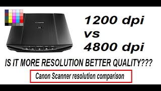 Scan with 1200 dpi vs 4800 dpi  Is the quality really better [upl. by Lyman]