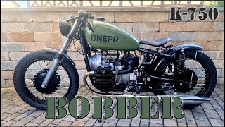 DNEPR K750 complete build I before and after I bobber I Ural I custom bike [upl. by Reisman384]