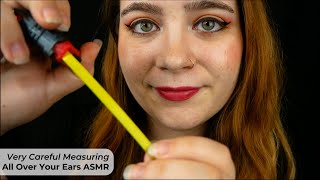 All About Your Ears Very Careful amp Deliberate Ear Measuring w Metal Measuring Tape 📏 ASMR Roleplay [upl. by Akenat]