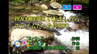 STEREO DIVE FOUNDATION  PEACEKEEPER KY 75965 노래방 カラオケ [upl. by Aidole]