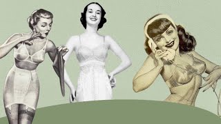 A guide to wearing a corset or girdle with an authentic 1940s dress [upl. by Clerissa]