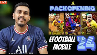 eFootball24 Mobile Big Time Fc Barcelona pack opening🔥🔴LIVE [upl. by Jo Ann]