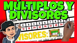 🔴 Cómo HALLAR los MÚLTIPLOS y DIVISORES de un NÚMERO [upl. by Christopher398]