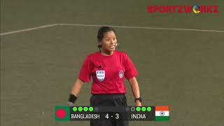 HIGHLIGHTS  INDIA v BANGLADESH FINAL  SAFF U 19 Women’s Championship 2024 BANGLADESH [upl. by Llydnek545]