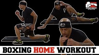 Boxing Home Workout  Warmup  Drills  Combos  Conditioning [upl. by Caddric]