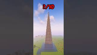 Biggest Blackstone \ Cobblestone Tower in Minecraft 🤯 shorts [upl. by Luce841]