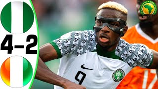 Nigeria vs Ivory Coast 42  All Goals and Highlights  2024 🏆 THE FINAL [upl. by Erej]