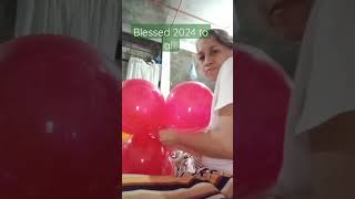 BLESSED NEW YEAR 2024 greetingstrending viral shorts pinoy celebration [upl. by Nuaj353]