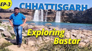 Ep 3 Exploring Bastar Chhattisgarh  Chitrakote Waterfalls  1000 year Old Architecture temple [upl. by Sirromad]